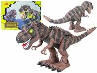 Dinozaur Na Baterie Tyranozaur Rex Chodzący Brązow