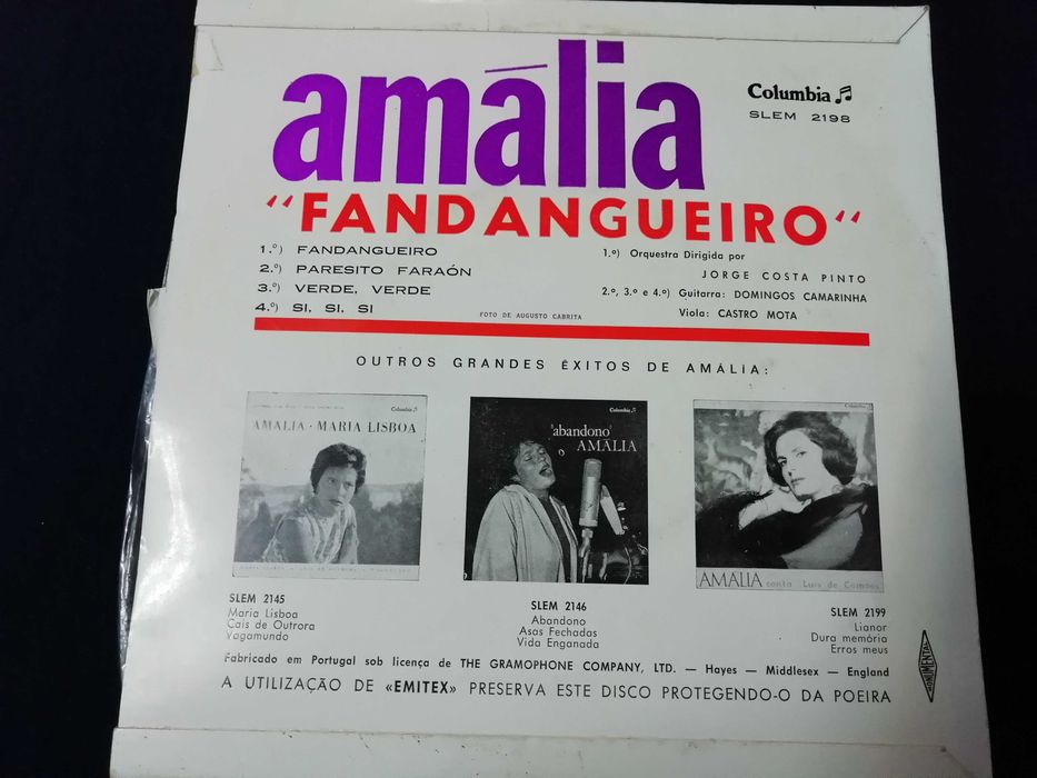 Vinil - Amália Fandangueiro - 1967