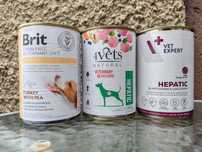 Zestaw 69 puszek HEPATIC: 4Vets, Brit, VetExpert