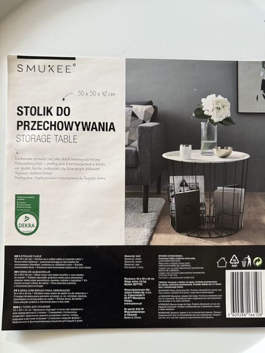 Stolik kawowy do przechowywania