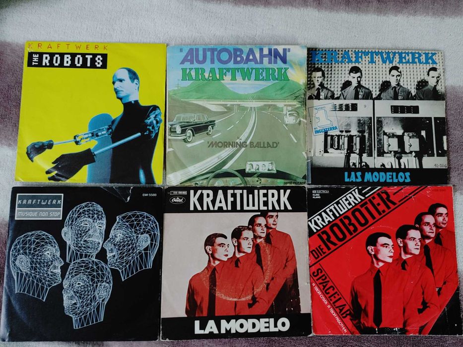 Kraftwerk ‎– 7''Singles 45 rpm vinyl