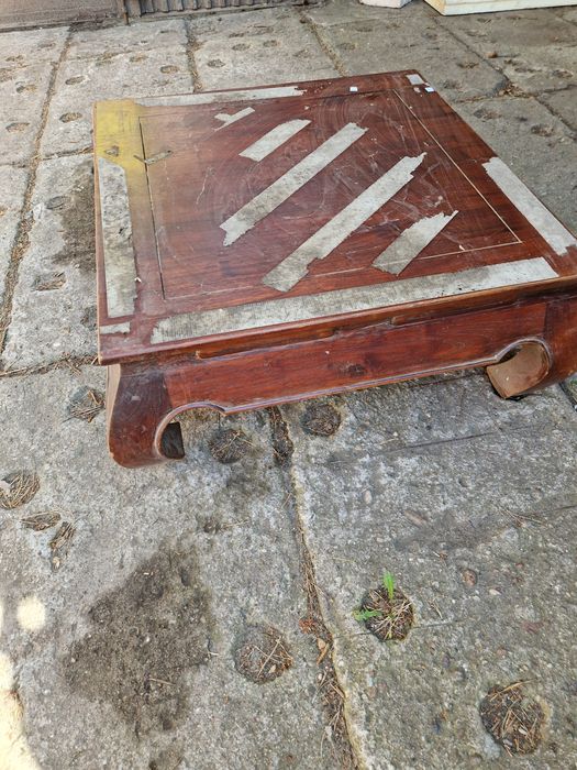 Stolik/Stół Azjatycki z Litego drewna egzotycznego