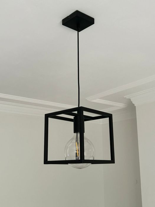 Candeeiro de teto suspenso ELDRICK Preto