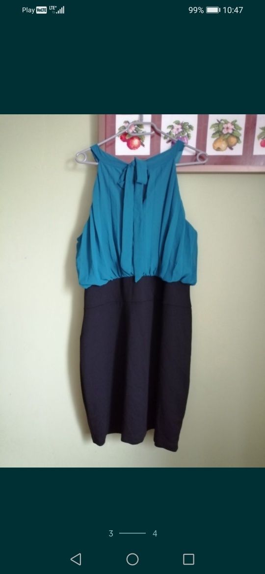 Sukienka suknia wieczorowa elegancka wesele roz 50 48