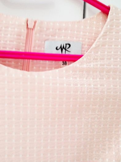 JAK NOWA Sukienka wizytowa damska r. 38 jasny róż MR Clothing Trade