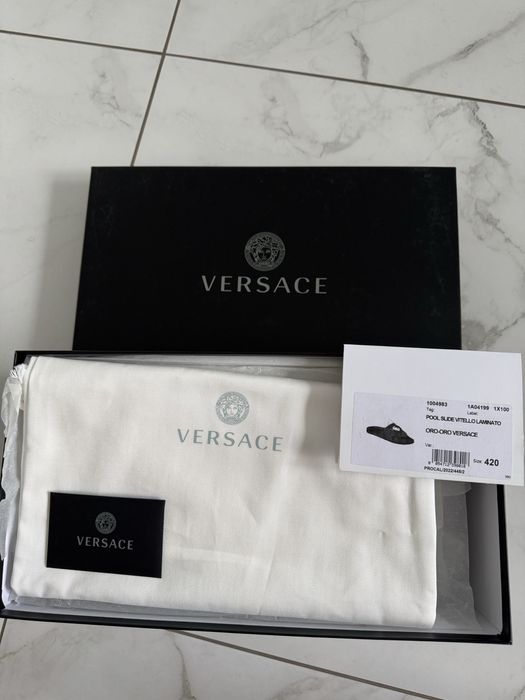 Мужские шлёпанцы Versace 42 размер