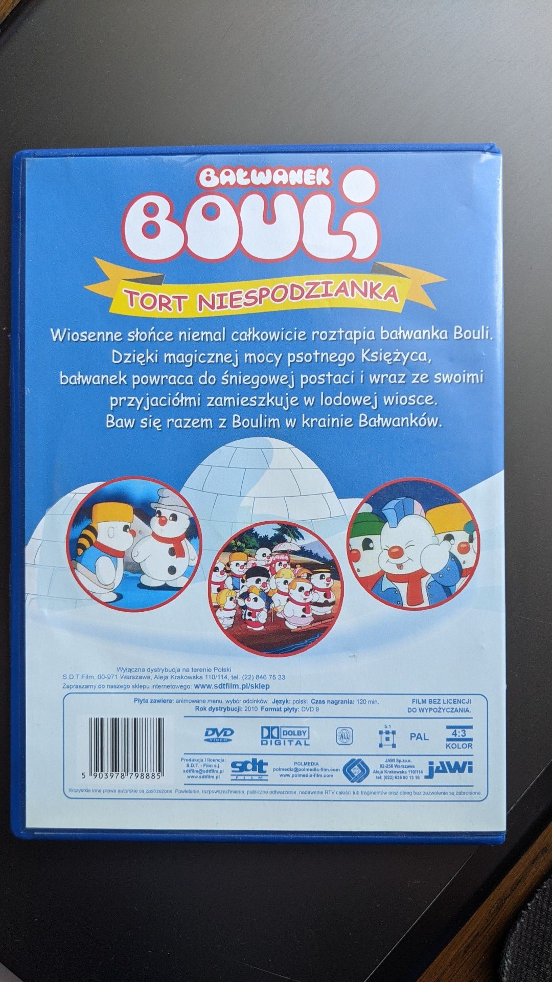 Bajka DVD Bałwanek Bouli