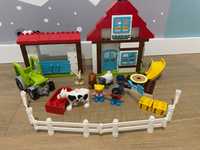 Lego duplo przygody na farmie,duży domek z traktorem, 10869