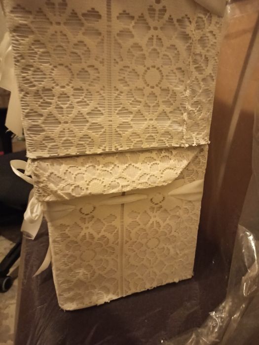 Skrzynki na koperty wesele ślub handmade