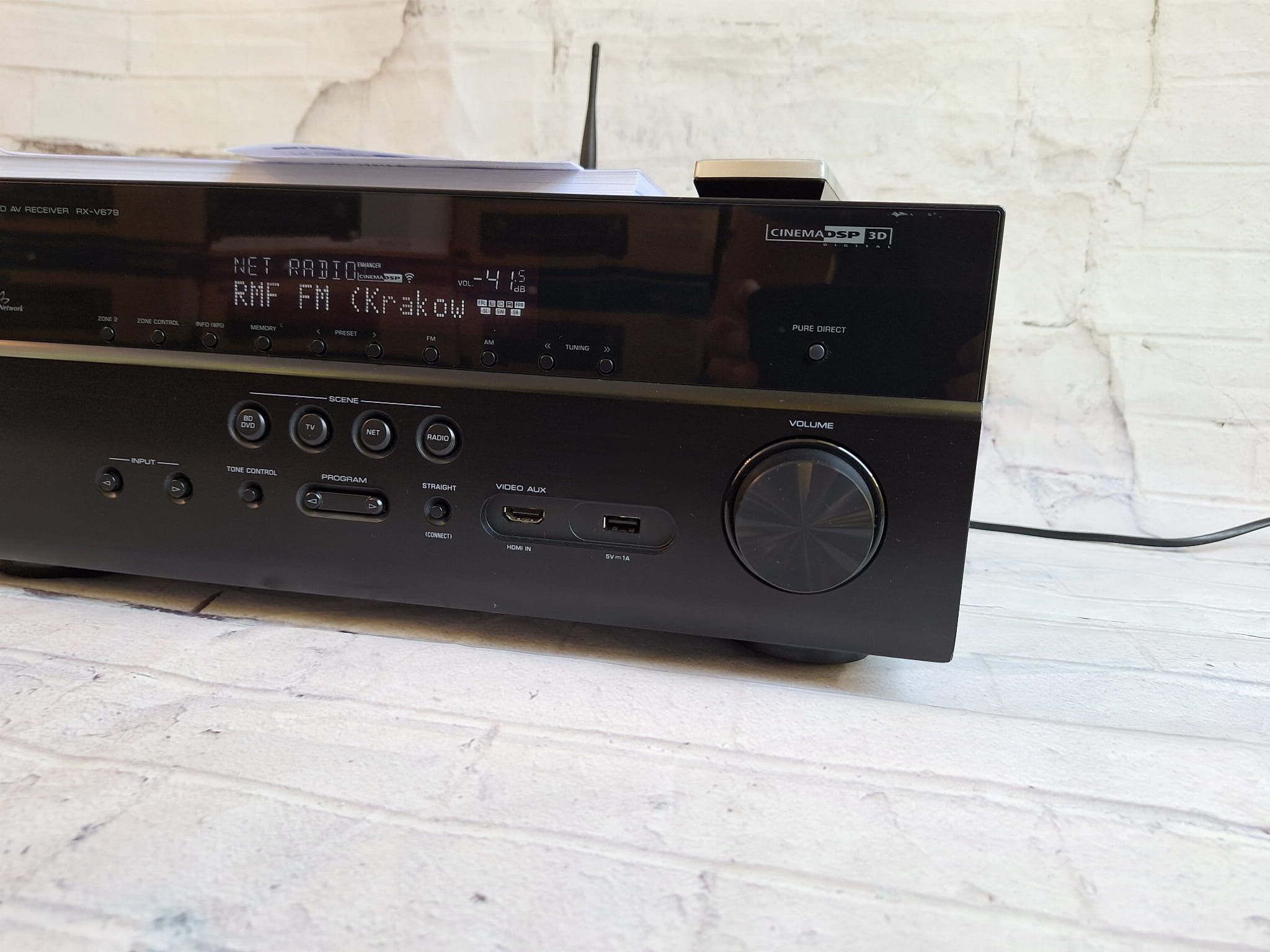 7.2 Yamaha RX-V679 WI-FI Bt Musiccast 4k Spotify ARC DSD