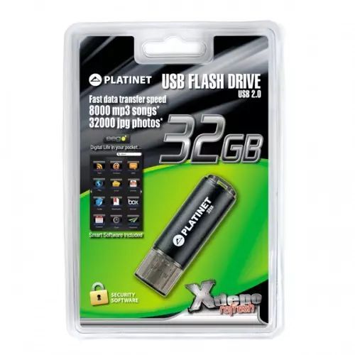 Pamiec Platinet 32gb Usb 2.0 X-depo Eego Soft Wb. Platinet