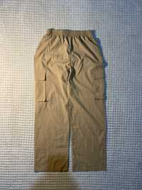 Бежевые летние женские штаны карго ZARA | M размер