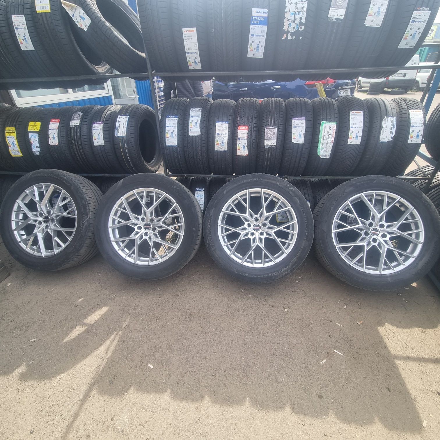 диски 20 5/112 borbet оригинал шины 275/50/20 hankook