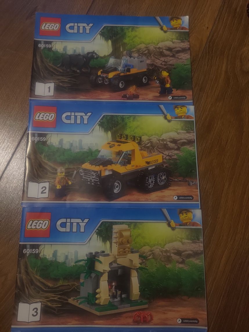LEGO city  60159  Misja półgąsienicowej terenówki