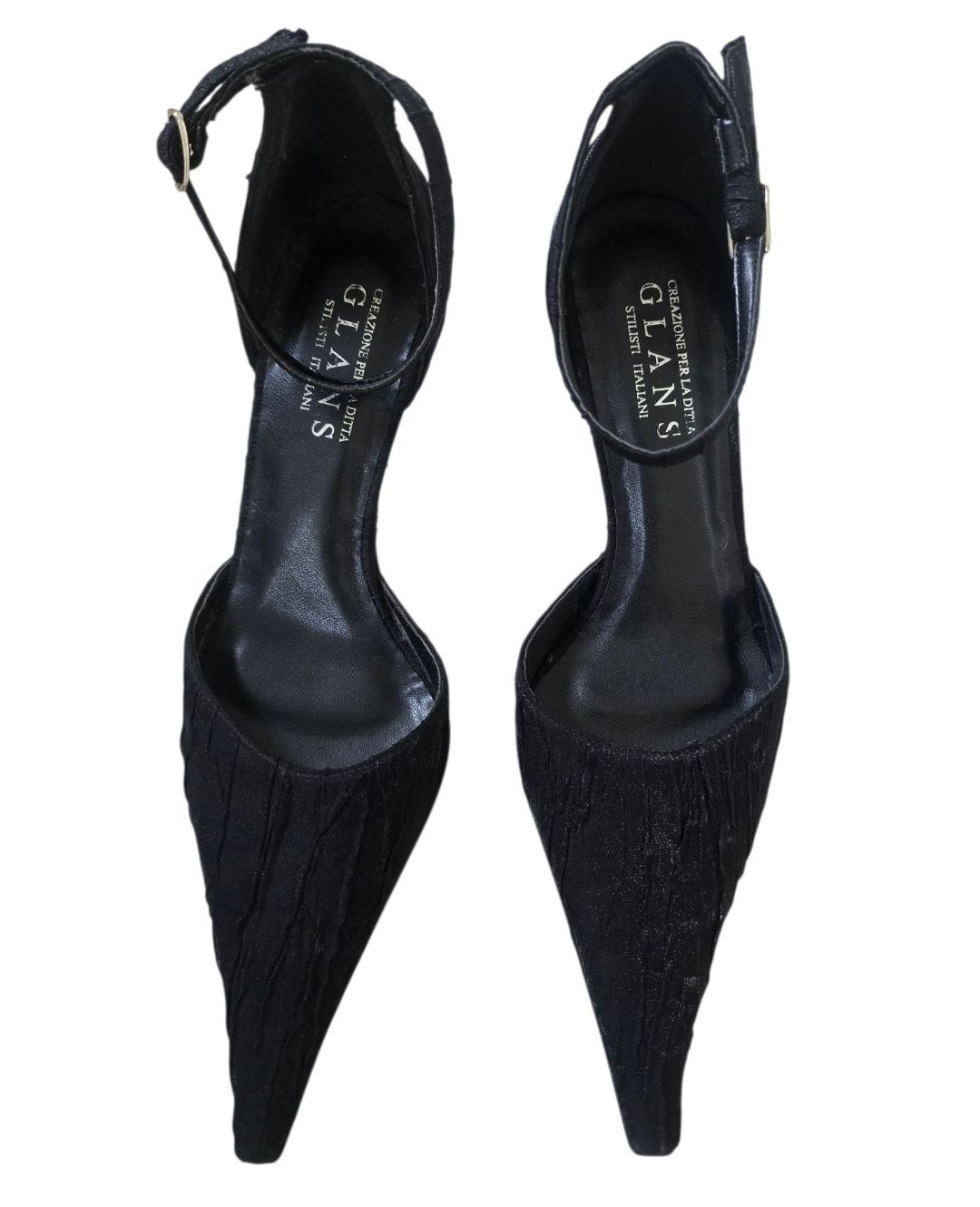 Buty damskie Glans czarne, eleganckie  r 39