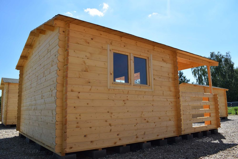 Od ZARAZ*domek letniskowy na działkę ROD*5x4*20m*ściany grub. aż 34mm