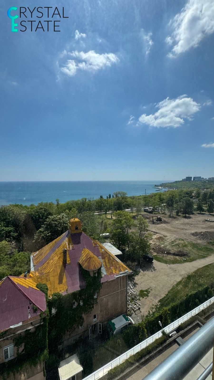 3-комнатная квартира в ЖК Ланжерон, терраса, вид на море