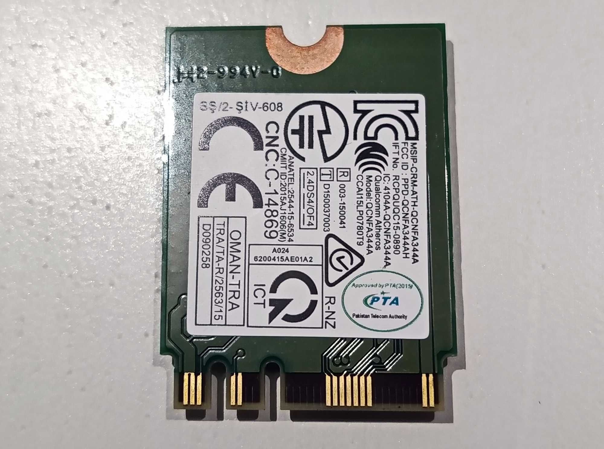 J. NOWE Karta sieciowa Killer Wireless-N/A/AC 1435 Network Adapter M.2