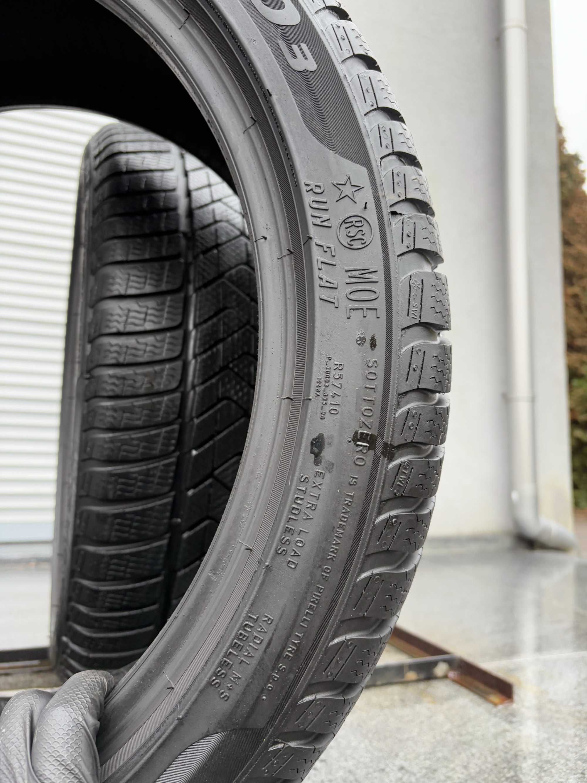 2szt zimowe 245/40R19 Pirelli RSC 7,3mm 2022r świetny stan! Z97 gwaran