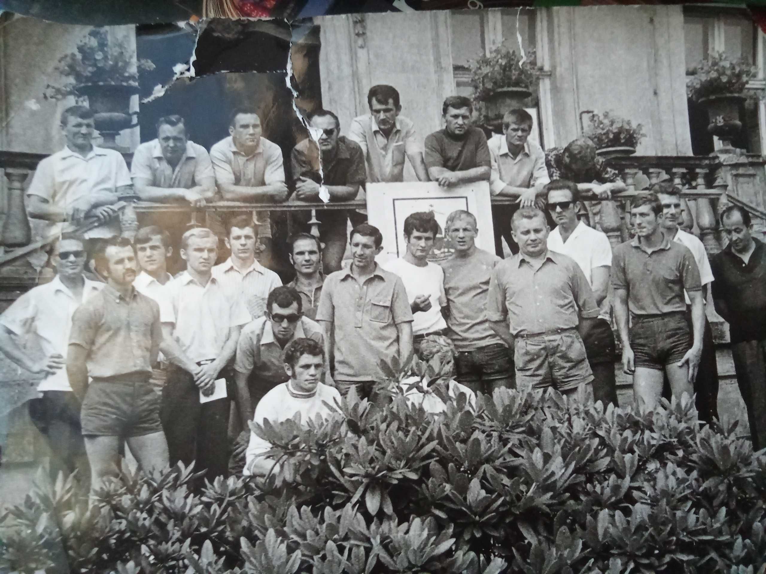 Stare zdjęcie kadra  polskich bokserów lata 70-te Cottbus jeszcze DDR