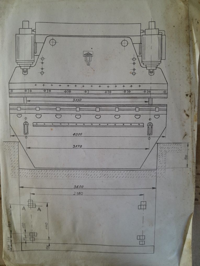 Prasa krawędziowa ZAMECH PPH 160/4000