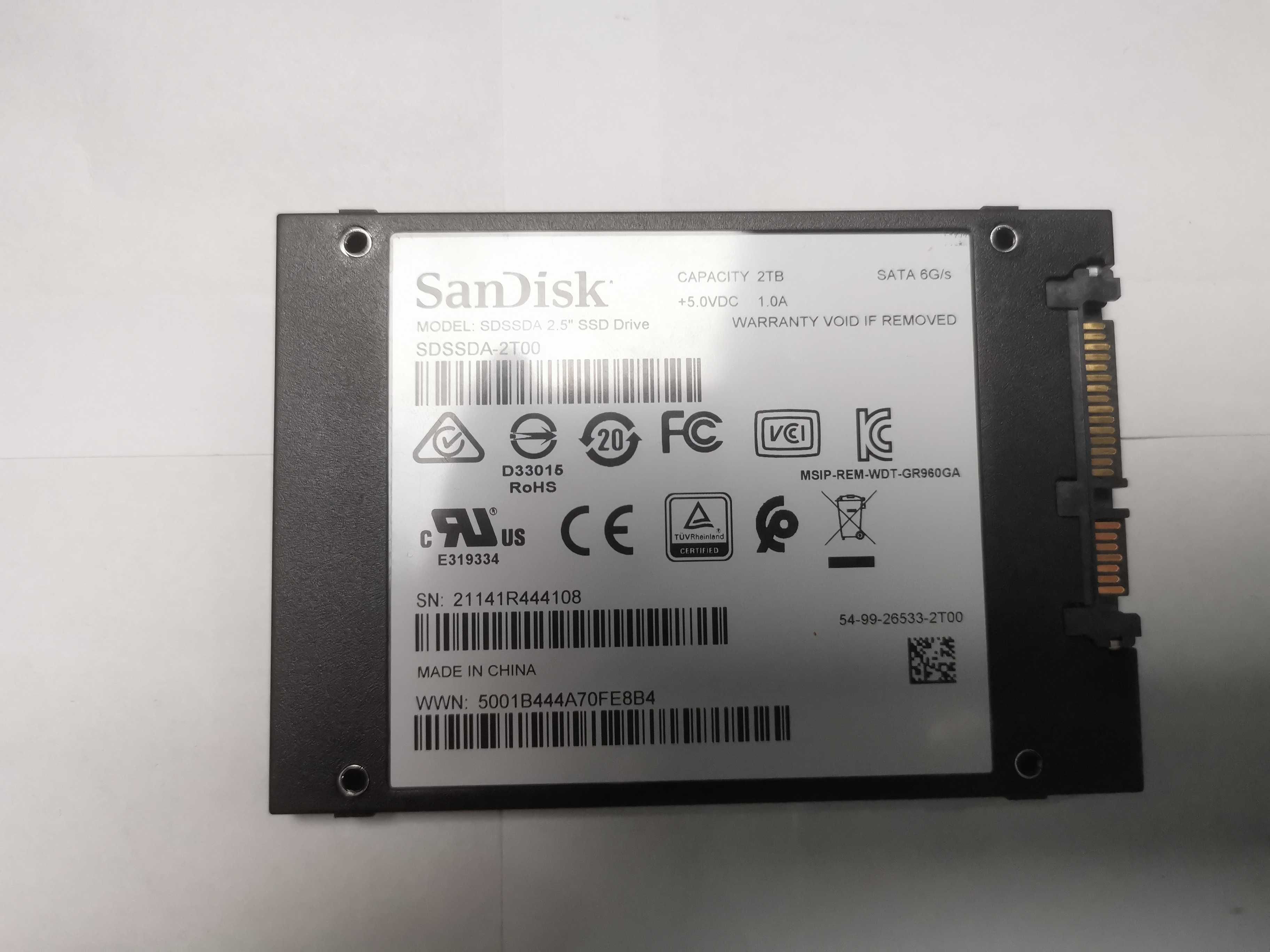 Dysk SSD San disk Plus 2TB