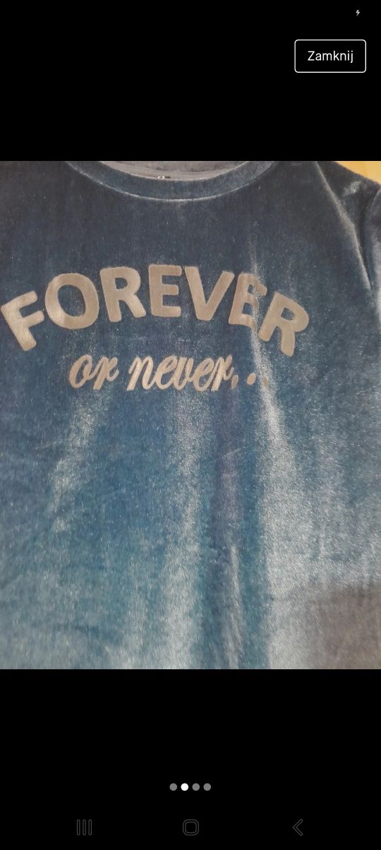 t-shirt bluzka zamszowa