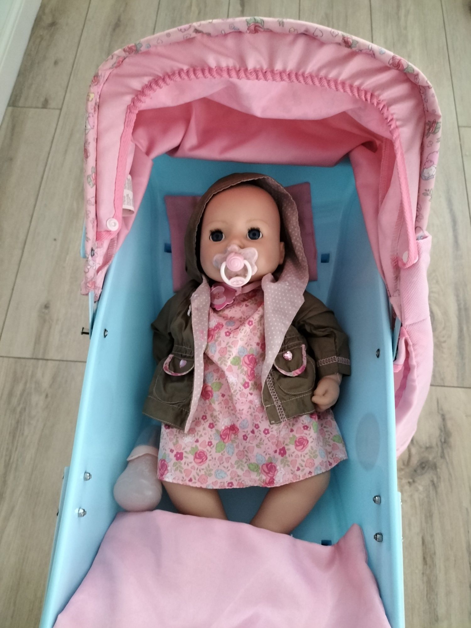 Lalka i wózek baby Annabell interaktywna