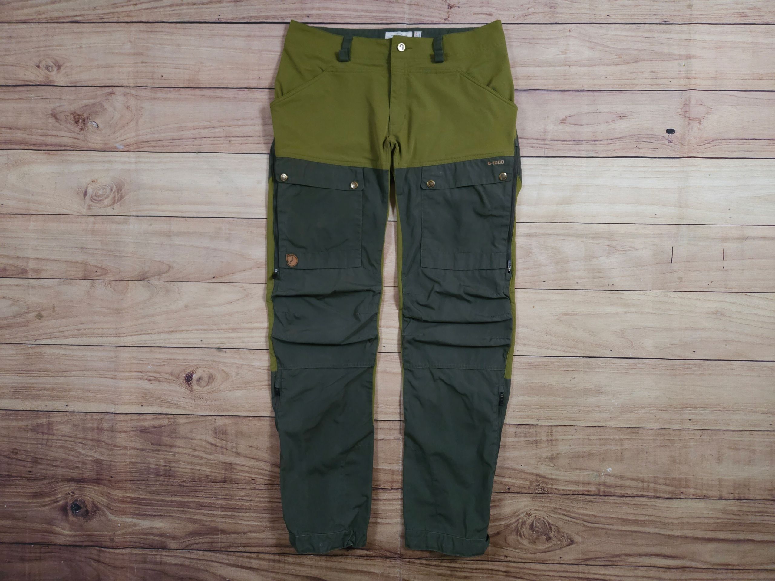 FJALLRAVEN Keb Trousers Spodnie Damskie Trekkingowe G1000 r. 42