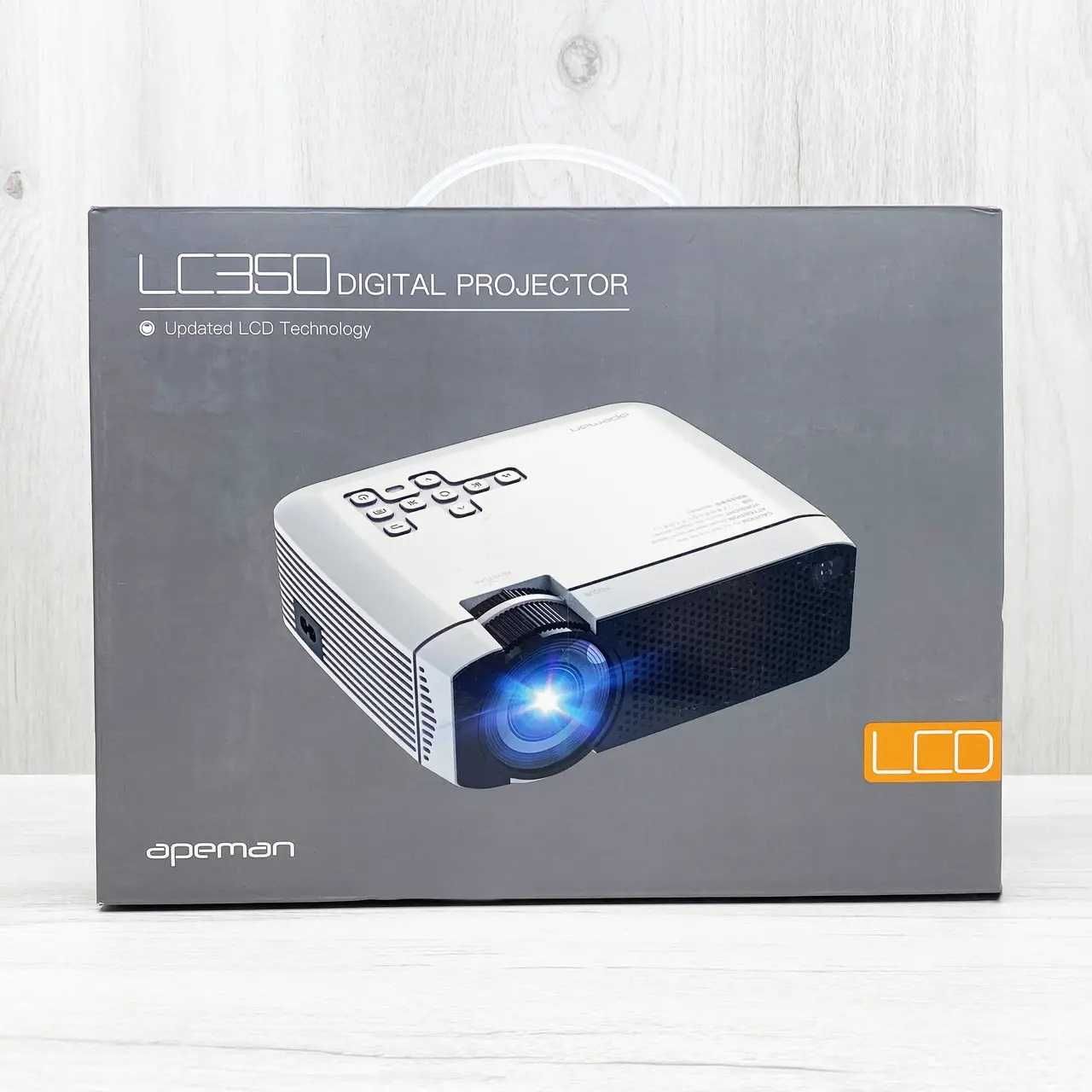 Портативный Проектор APEMAN LC350 3800L поддержка Full HD 1080P