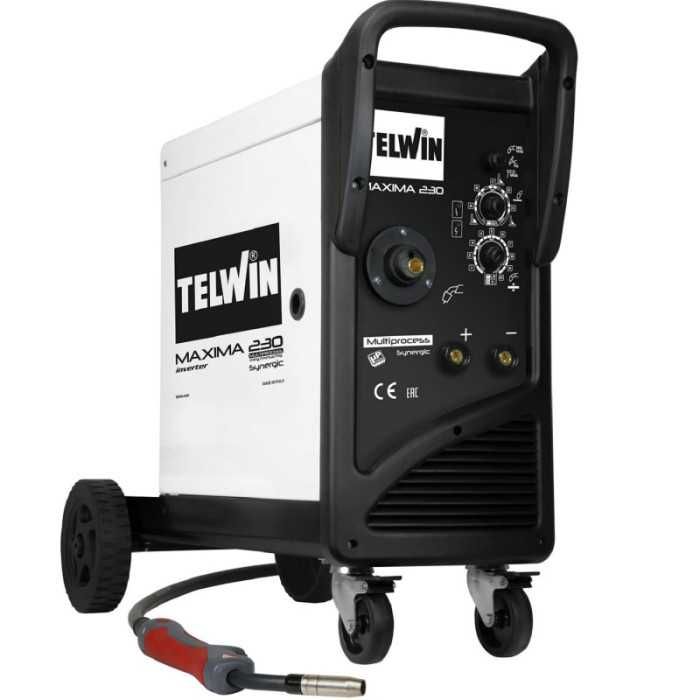 Máquina Soldar Telwin Maxima Synergic 230 MIG-TIG-FLUX-MMA + Oferta