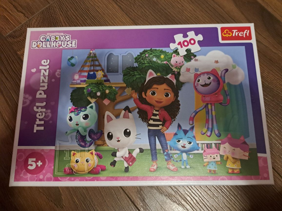 Mega paka puzzle czuczu clementoni tref violetta miasteczko koci domek