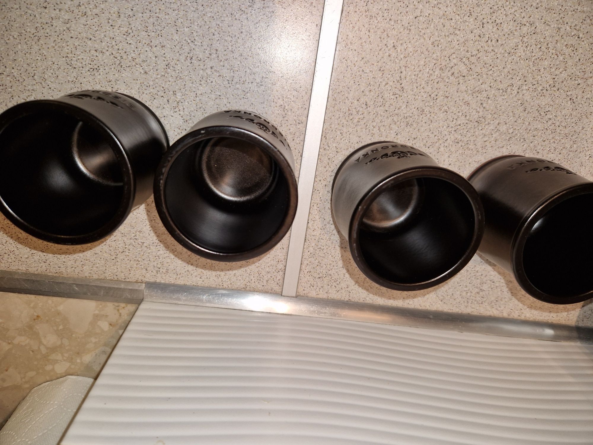 Kubki ceramiczne kamionki Biedronka 4 szt. Komplet