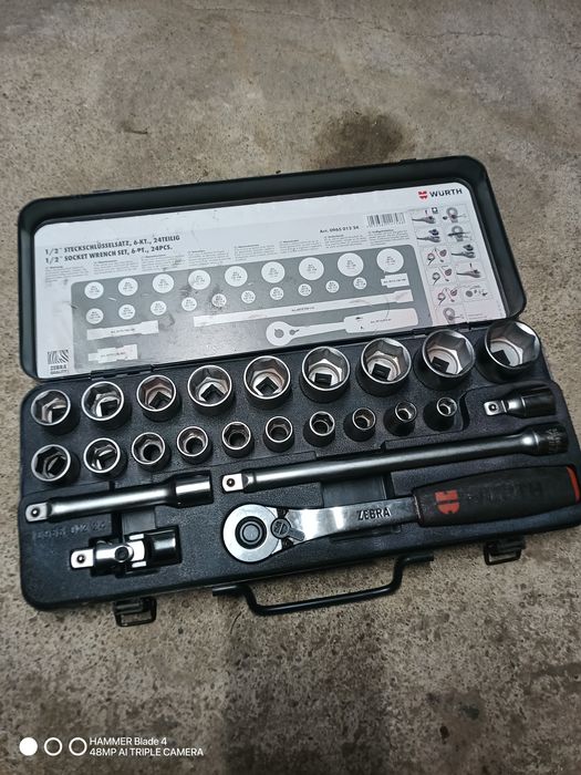 Zestaw kluczy nasadowych Würth