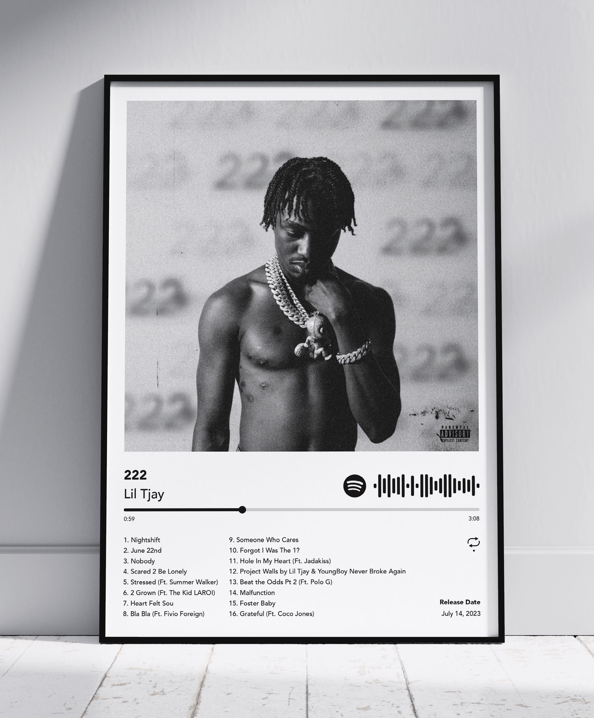 Plakat Lil Tjay "222"