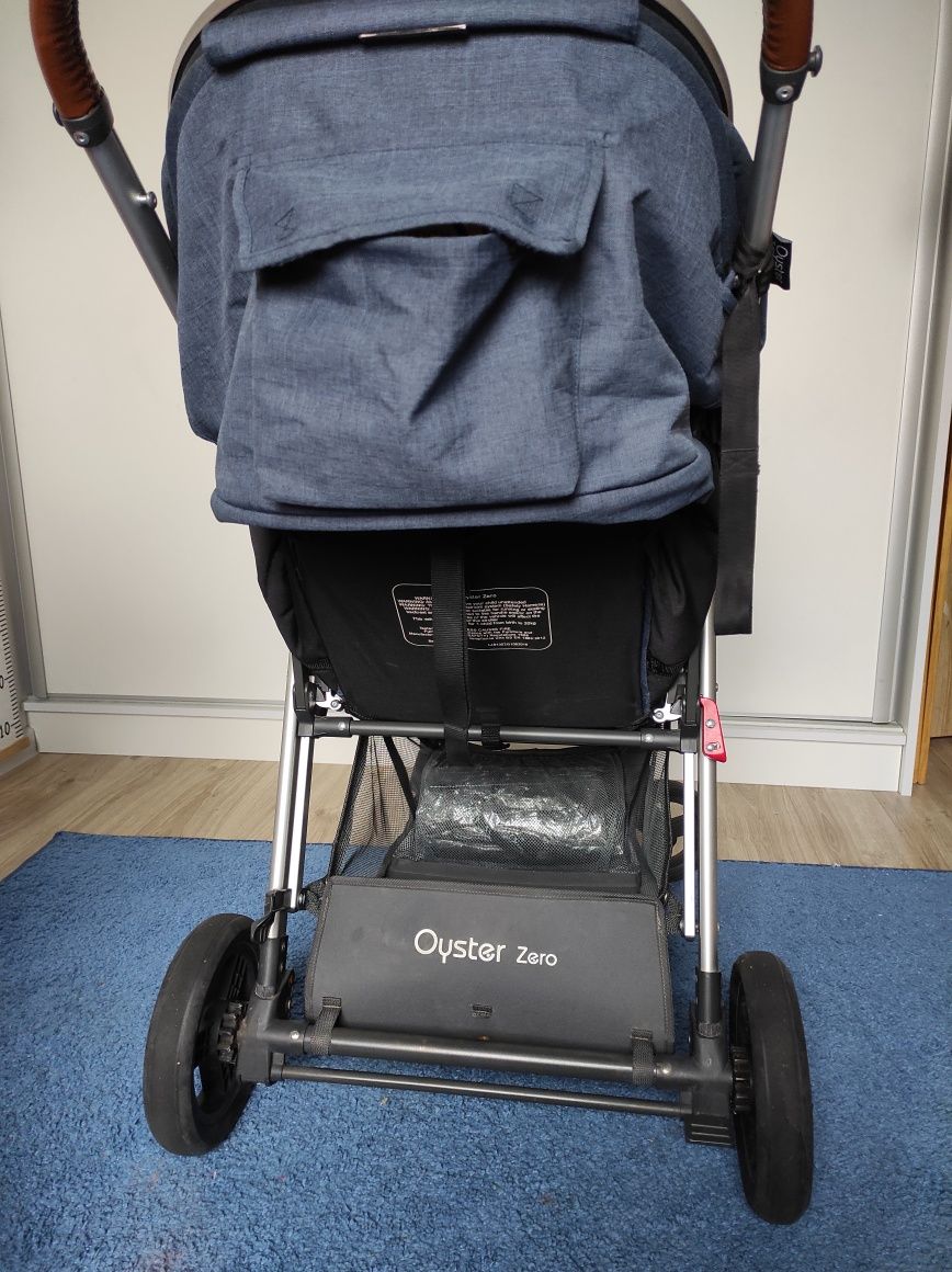 Wózek spacerówka Oyster Zero, lekki, składany wózek, stan bdb-