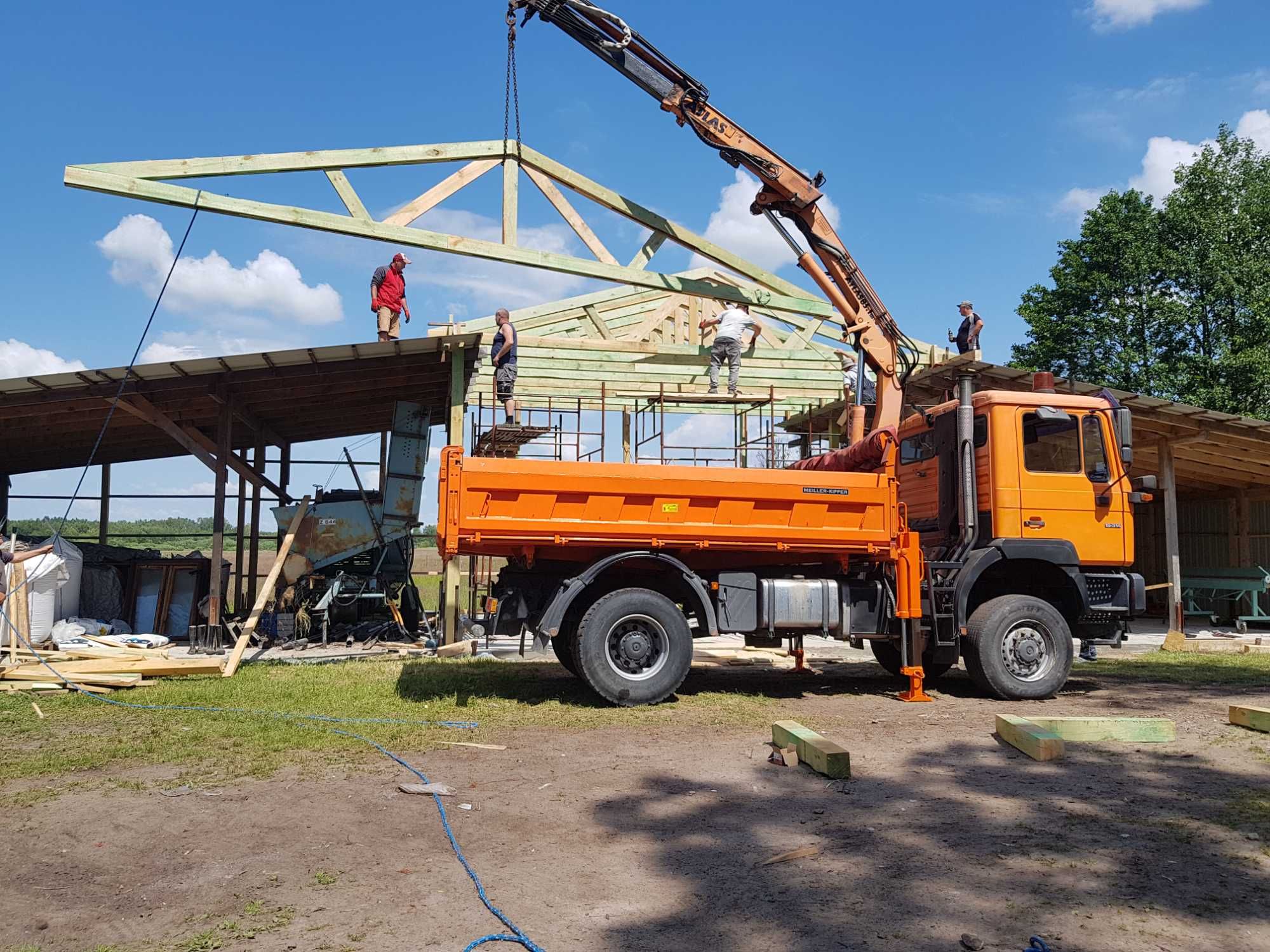 MAN 4x4 19.314 Wywrot Hudroburta HDS