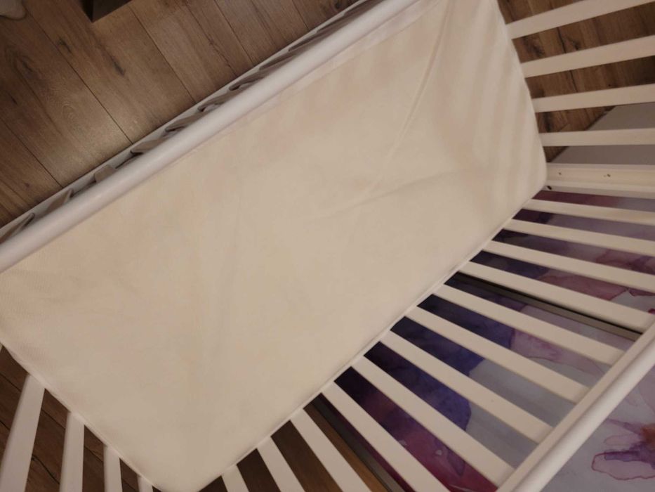 Łóżeczko Veres LD13 white 120x60 cm materac Hilding dobranocka