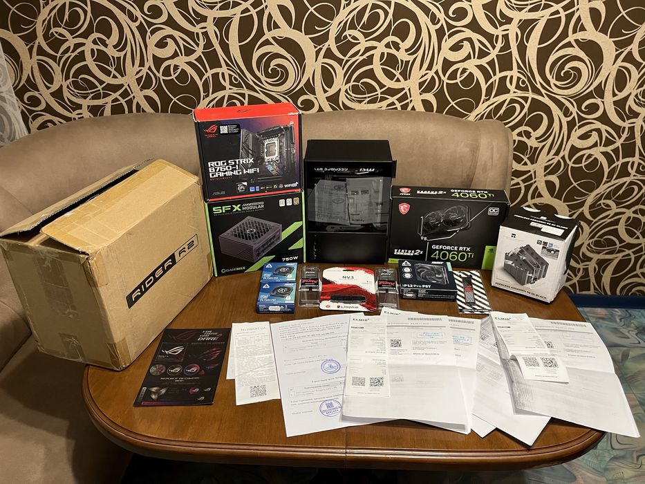 Игровой компьютер на Intel i5-14400F с Nvidia RTX4060Ti/32 ОЗУ/1TB SSD