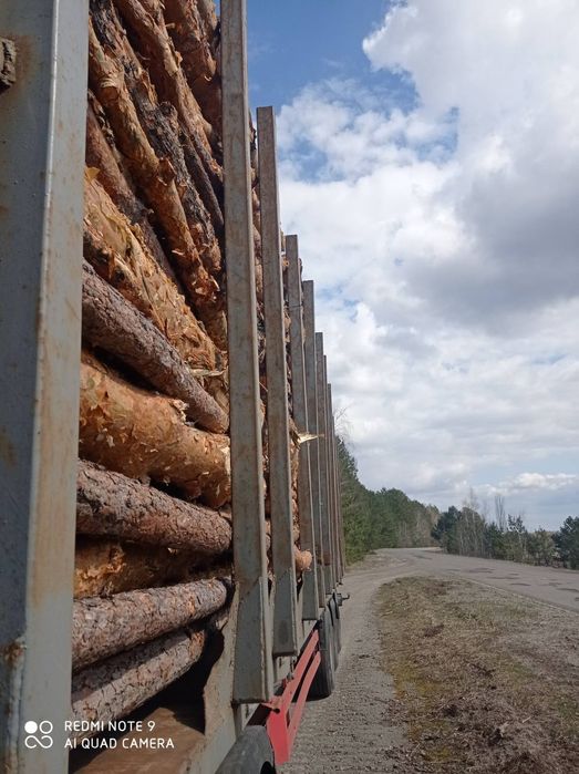 Перевозка леса, труб, обапола,гранитних блоков, услуги лесовоза