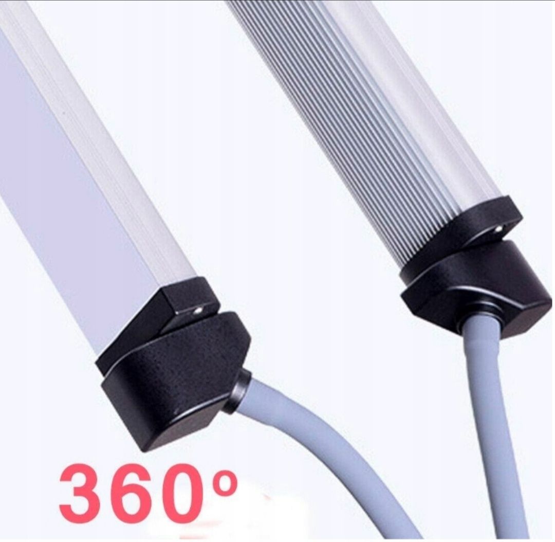 lampa double arm led fill light do makijażu, przedłużania rzęs, foto