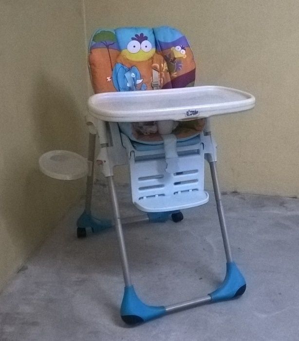 Cadeira Papa Refeição Alimentação Bebé Evolutiva Polly Safari Chicco