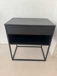 Stolik nocny Vikhammer ikea 60x39 czarny