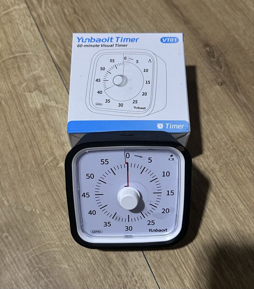Yunbaoit Timer VT01 – 60-minutowy wizualny timer