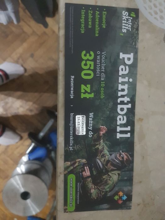 Voucher paintball