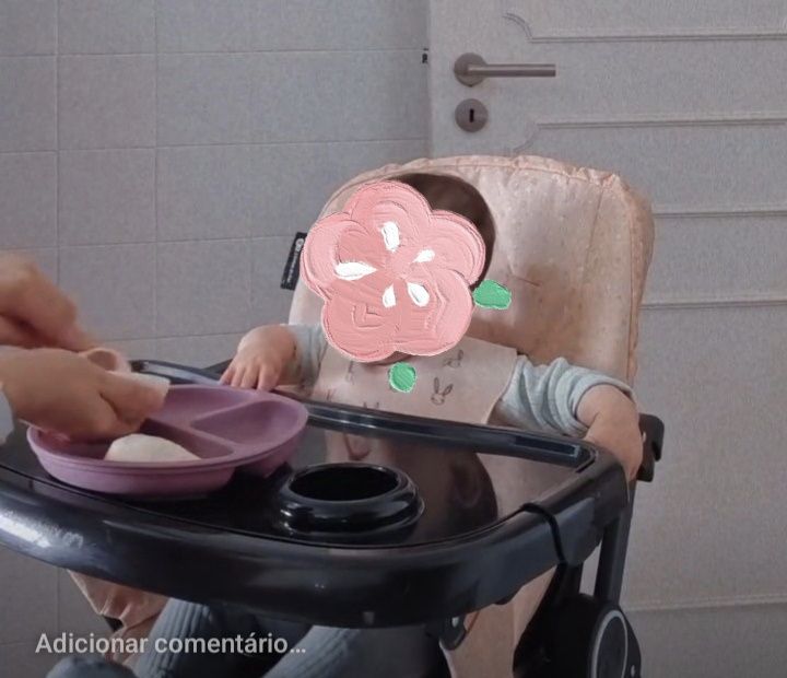 Cadeira de alimentação bebé