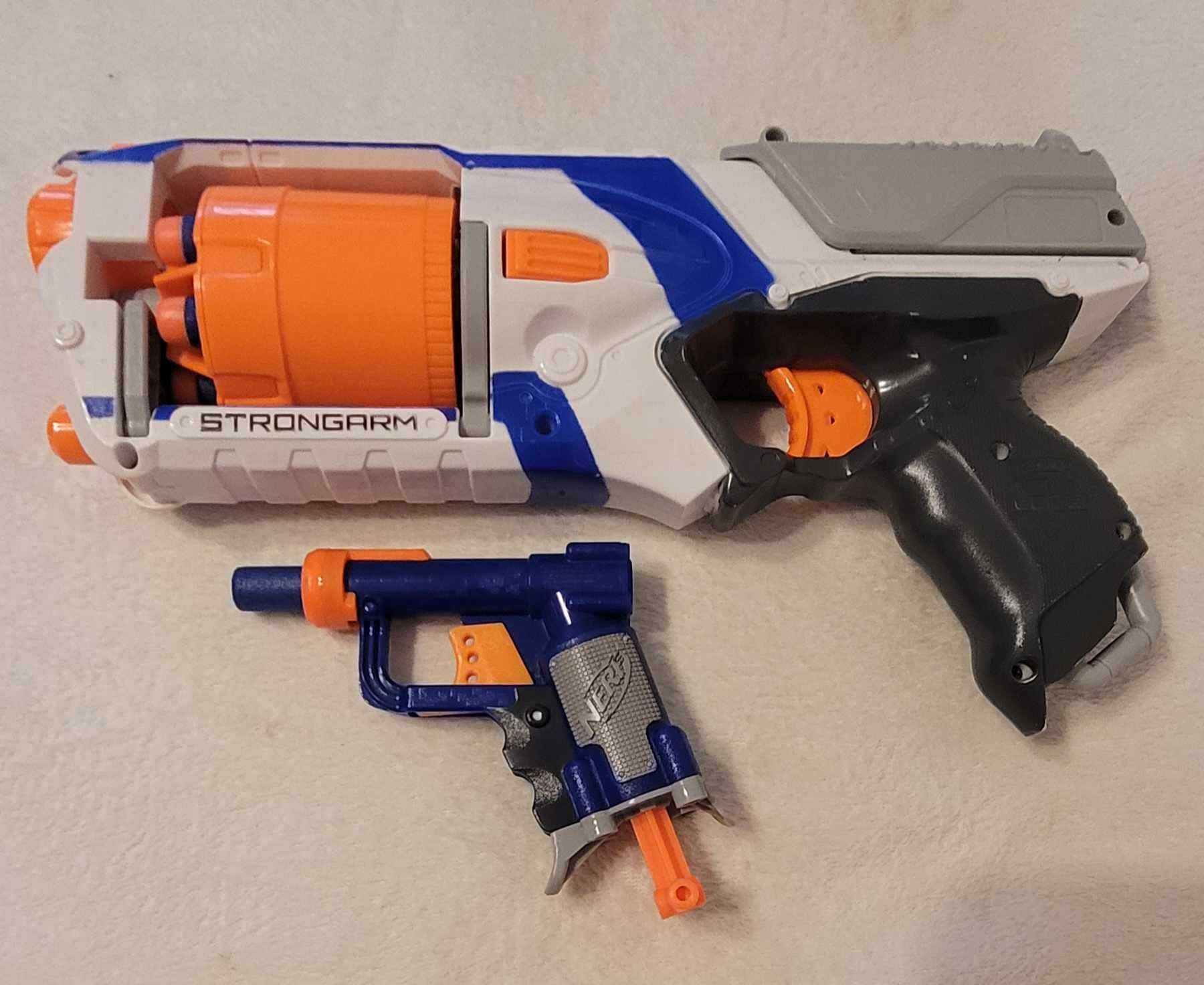 Pistolety Nerf N-Strike Elite Strongarm, blaster, stan super