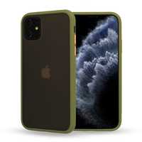 Vennus Color Button Bumper Do Iphone 12 Pro Max Oliwkowy