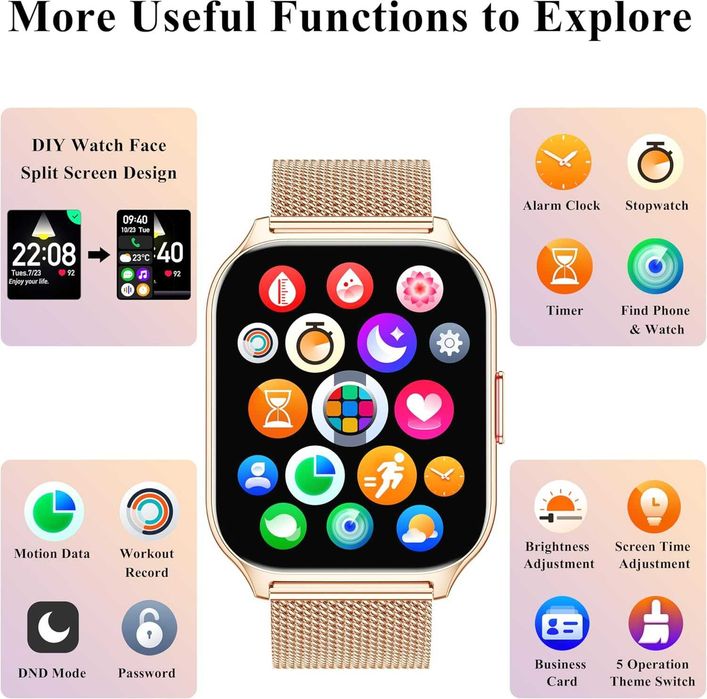 Smartwatch dla kobiet i mężczyzn