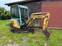 Minikoparka YANMAR 2014 rok w oryginale komplet 3 łyżek 1730kg + Linia